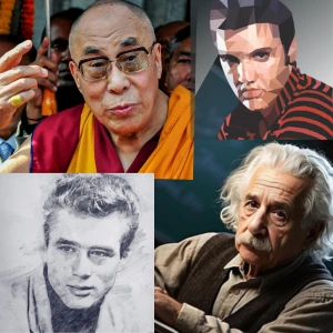 Famous Generators in Human Design including Oprah Winfrey, Albert Einstein, Meryl Streep, Muhammad Ali, the Dalai Lama, Elvis Presley and James Dean